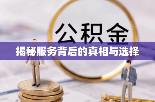 文峰揭秘服务背后的真相与选择
