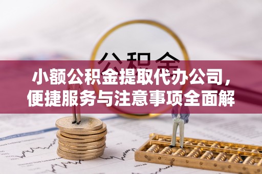文峰小额公积金提取代办公司，便捷服务与注意事项全面解析