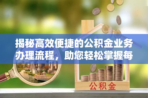 文峰揭秘高效便捷的公积金业务办理流程，助您轻松掌握每一步
