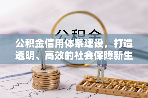 文峰公积金信用体系建设，打造透明、高效的社会保障新生态