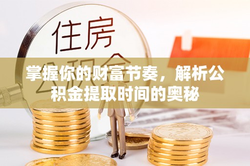 文峰掌握你的财富节奏，解析公积金提取时间的奥秘
