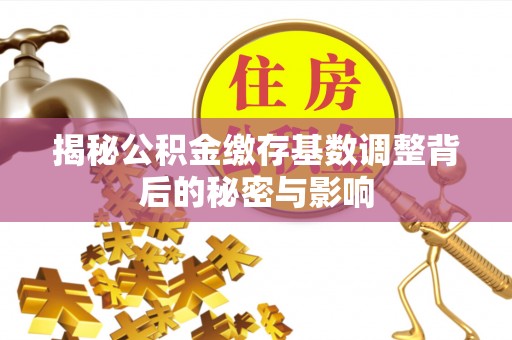 文峰揭秘公积金缴存基数调整背后的秘密与影响