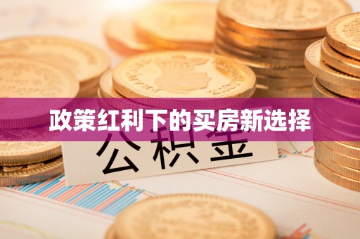 文峰政策红利下的买房新选择