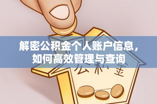 文峰解密公积金个人账户信息，如何高效管理与查询