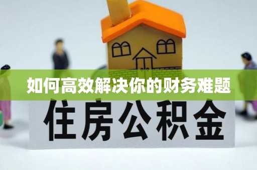 文峰如何高效解决你的财务难题