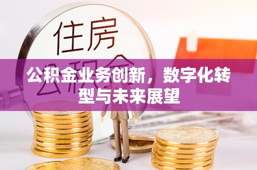 文峰公积金业务创新，数字化转型与未来展望