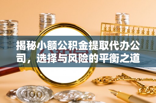 文峰揭秘小额公积金提取代办公司，选择与风险的平衡之道
