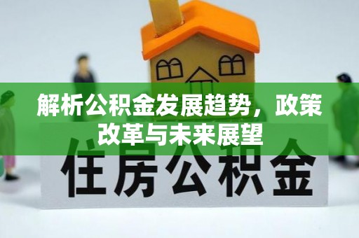 文峰解析公积金发展趋势，政策改革与未来展望