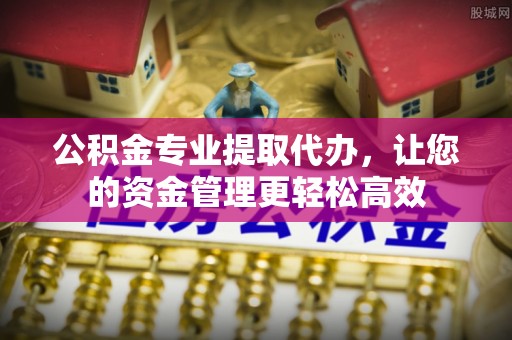 文峰公积金专业提取代办，让您的资金管理更轻松高效