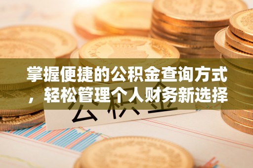 文峰掌握便捷的公积金查询方式，轻松管理个人财务新选择