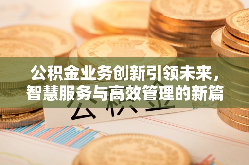 文峰公积金业务创新引领未来，智慧服务与高效管理的新篇章