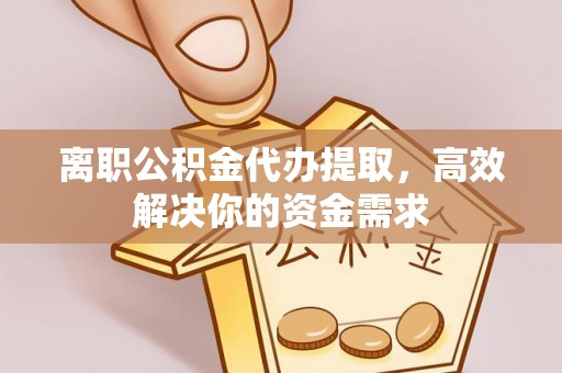 文峰离职公积金代办提取，高效解决你的资金需求