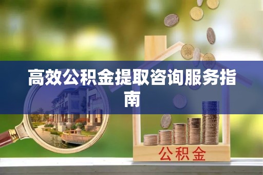 文峰高效公积金提取咨询服务指南