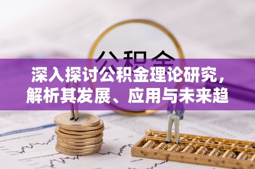 文峰深入探讨公积金理论研究，解析其发展、应用与未来趋势