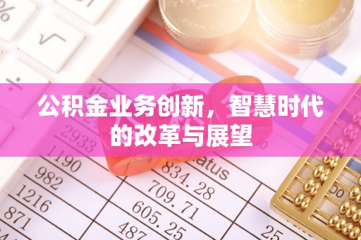 文峰公积金业务创新，智慧时代的改革与展望